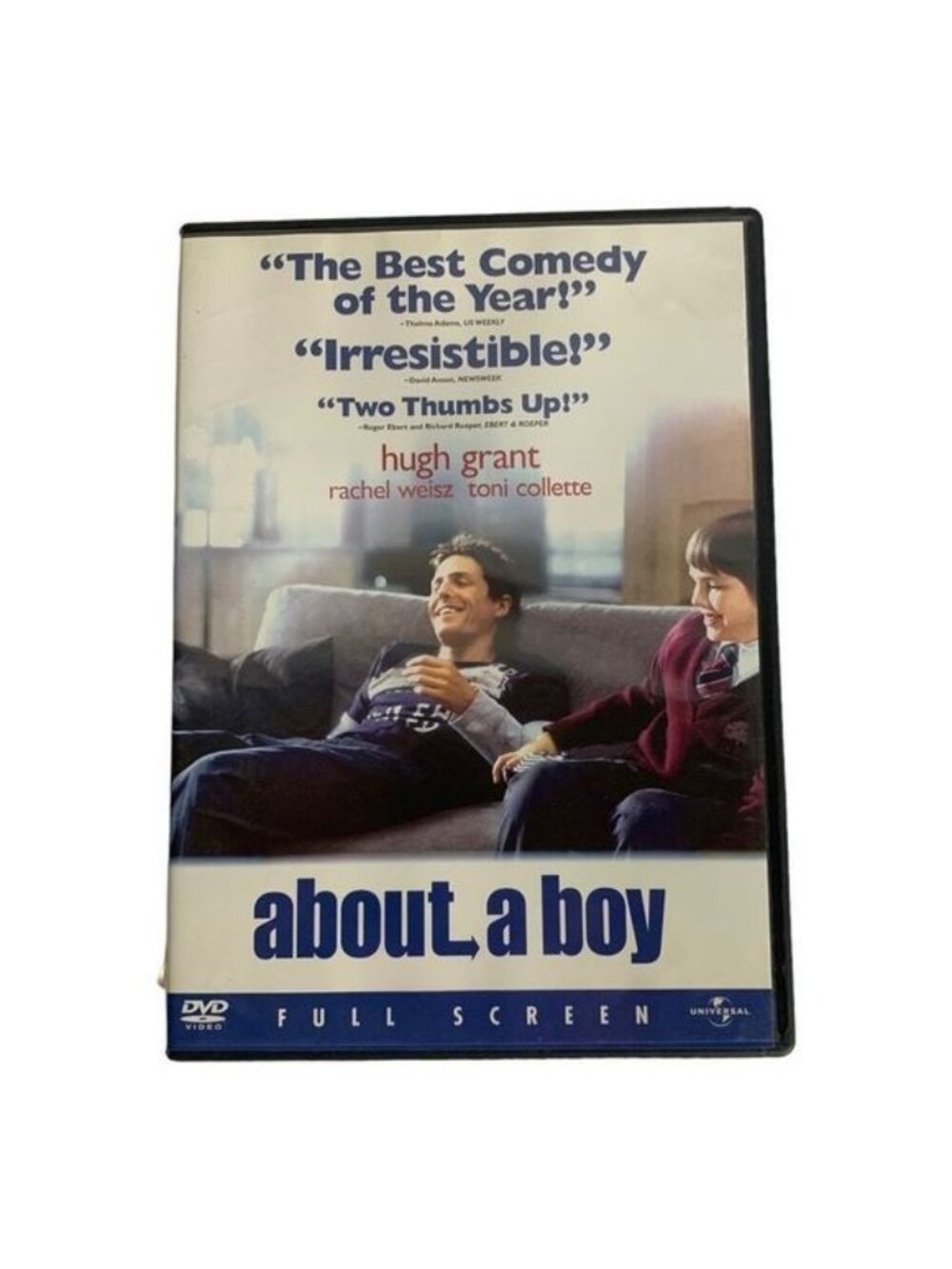 About A Boy DVD Hugh Grant Rachel Weisz Toni Collette Universal Full Screen